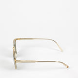 Garrett Leight / Hampton / Champagne With Pure Green Glass - I Visionari