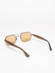 Garrett Leight / Goldie / Gold Antique Gold Bio Cola