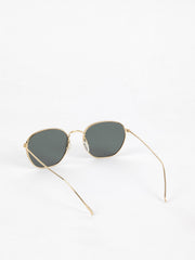 Illesteva / Prince / Gold With Olive Flat Lenses - I Visionari