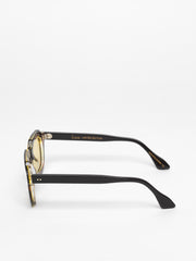 Lesca Lunetier / Odet 6mm / Havana Champagne with Mineral Yellow Lenses