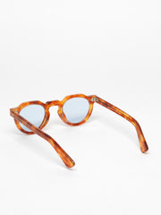 Lesca Lunetier / Crown Panto 8mm / Blonde with Light Blue Mineral Lenses