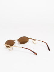 Marine Serre / Visionizer made by Vuarnet / Gold Pure Brown Bronze Flash